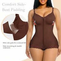 YIANNA Overbust Fajas Colombianas Shapewear for Women Tummy Control Brief Shaper Girdles Compression Garment